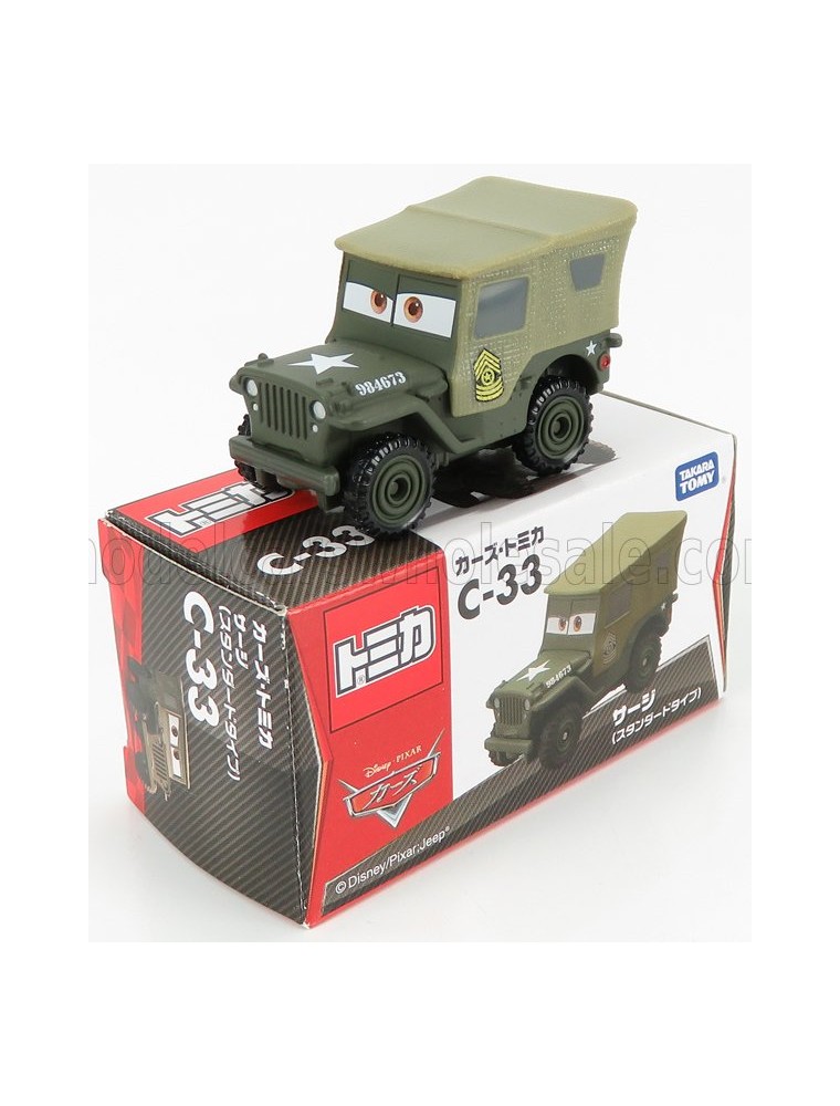 WALT DISNEY - PIXAR CARS - SERGE - MILITARY GREEN