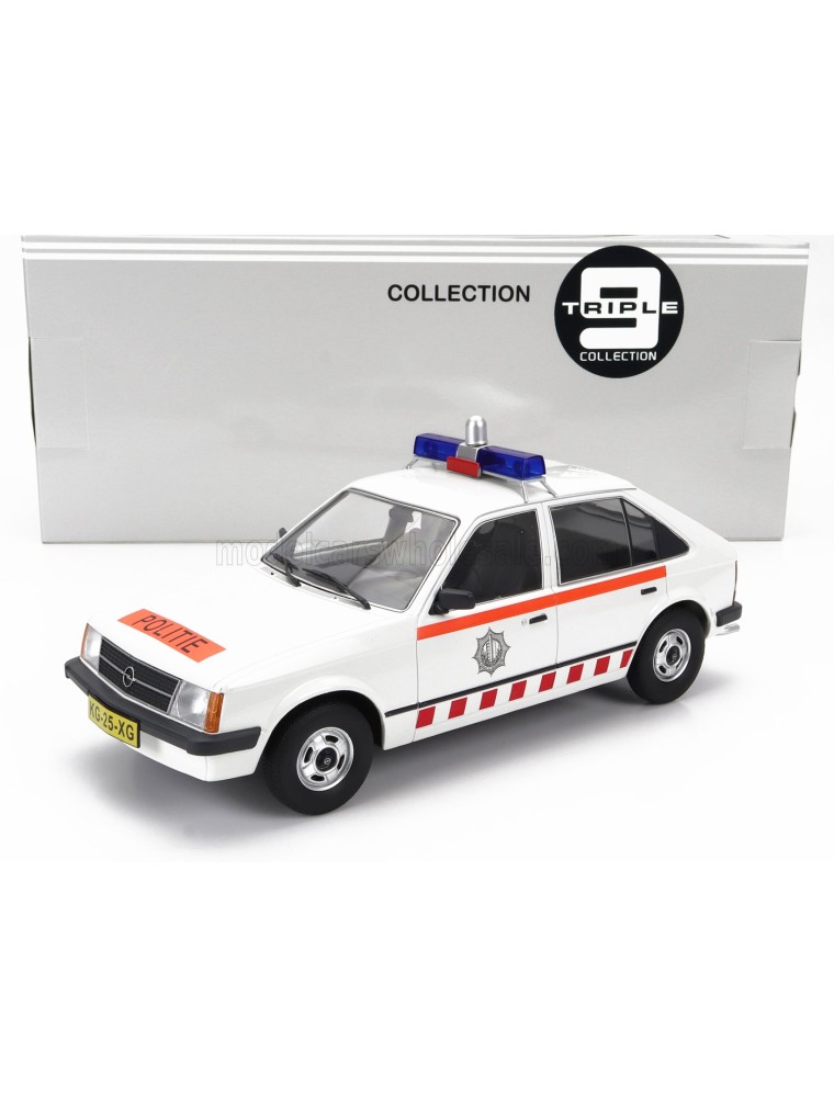 OPEL - KADETT D DUTCH POLICE 1984 - WHITE ORANGE