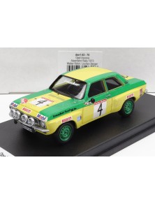 OPEL - ASCONA (night version) N 4 RALLY ALPENFAHRT 1973 W.ROHRL - J.BERGER - YELLOW GREEN