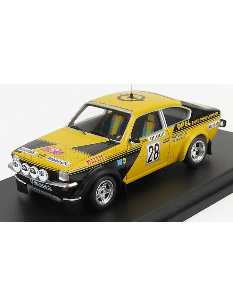 OPEL - KADETT C GT/E (night version) N 28 RALLY MONTECARLO 1976 ANDERS KULLANG - CLAES GORAN ANDERSSON - YELLOW BLACK