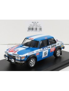 SAAB - 99 TEAM KONELA RACING N 15 RALLY 1000 LAKES 1977 T.RAINIO - E.NYMAN - BLUE WHITE