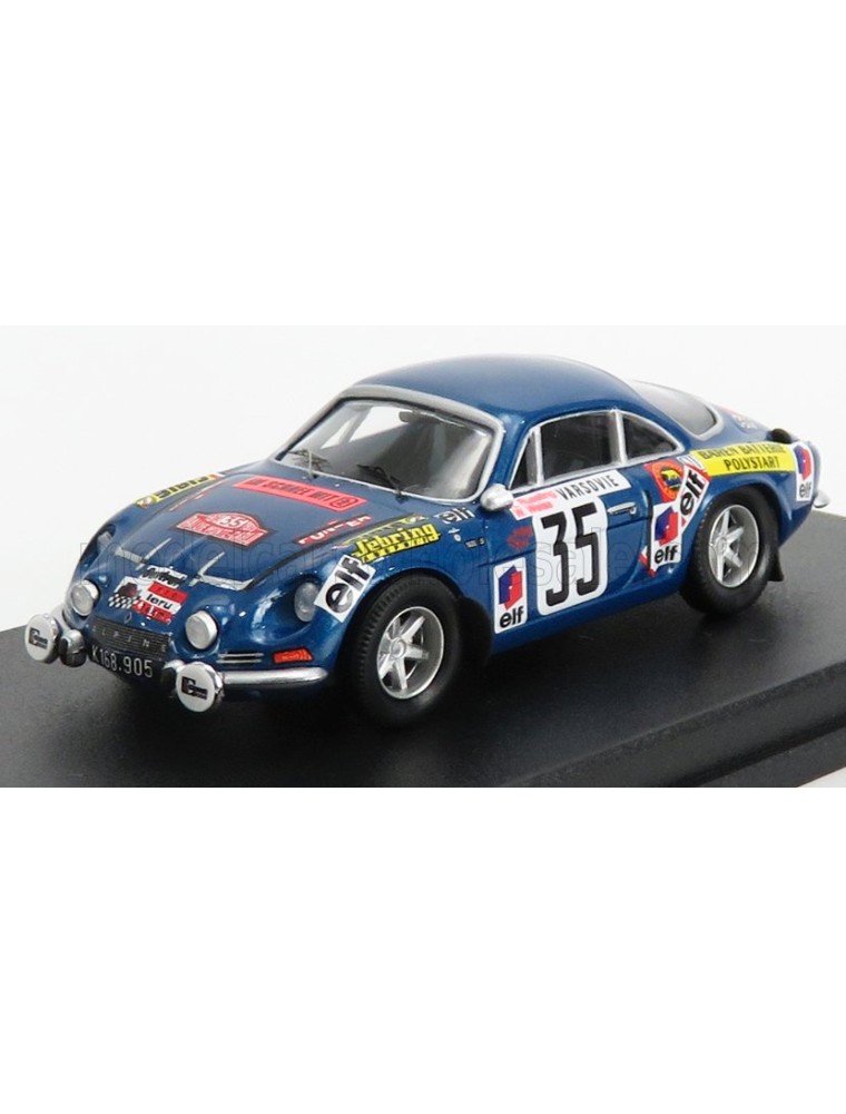 RENAULT - ALPINE A110 N 35 RALLY MONTECARLO 1973 K.RUSSLING - W.WEISS - BLUE MET