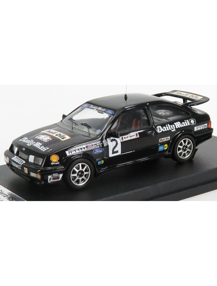 FORD ENGLAND - SIERRA RS COSWORTH N 2 RALLY AUDI SPORT 1987 M.LOVELL - M.BROAD - BLACK