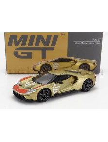 FORD USA - GT HERITAGE EDITION N 5 HOLMAN MOODY 2022 - GOLD RED