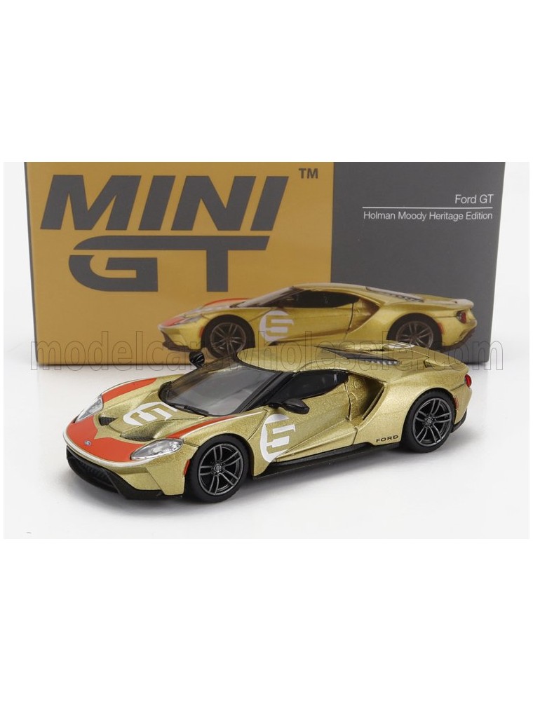 FORD USA - GT HERITAGE EDITION N 5 HOLMAN MOODY 2022 - GOLD RED