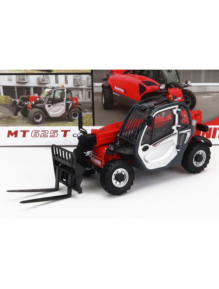 MANITOU - MT625T COMFORT TELESCOPIC TRACTOR - ELEVATORE - RED SILVER