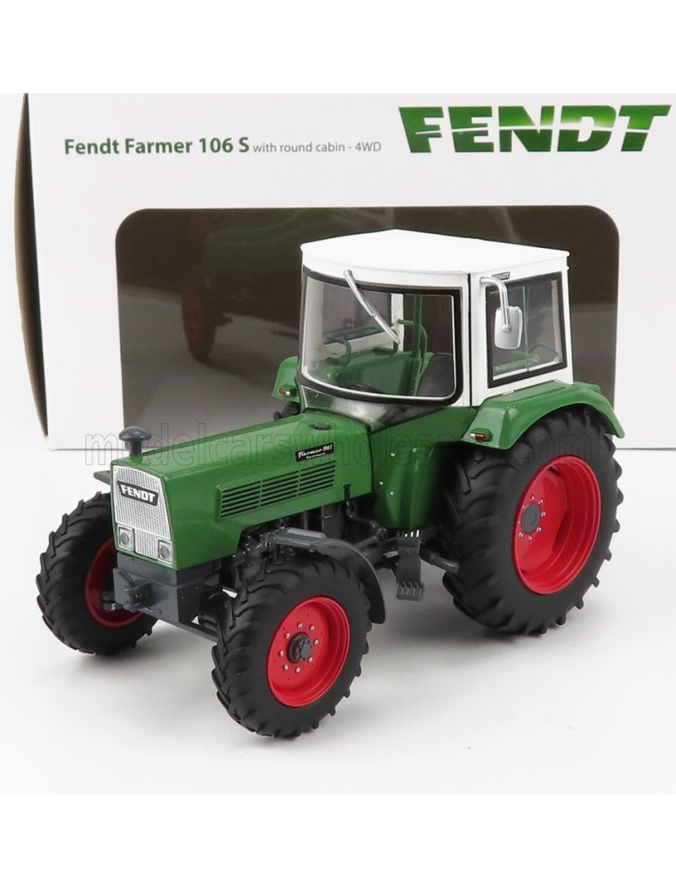 FENDT - FARMER 106S 4WD TRACTOR 1980 - GREEN WHITE