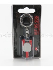 MASSEY FERGUSON - PORTACHIAVI - KEYRING MF 8S.265 TRACTOR 2018 - RED GREY