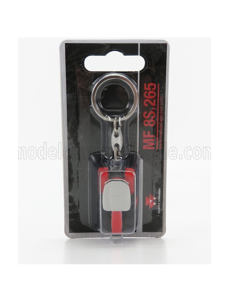 MASSEY FERGUSON - PORTACHIAVI - KEYRING MF 8S.265 TRACTOR 2018 - RED GREY