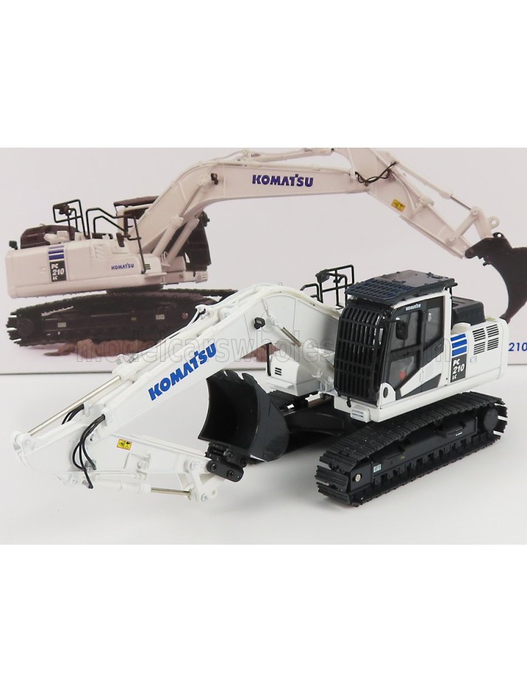 KOMATSU - PC210LC ESCAVATORE CINGOLATO - TRACTOR EXCAVATOR - WHITE BLACK