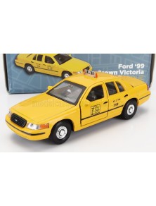 FORD USA - CROWN VICTORIA TAXI NEW YORK USA 1999 - DAMAGED CARD BOX - YELLOW