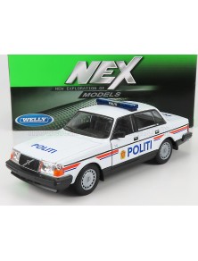 VOLVO - 240 GL POLITI NORWAY POLICE 1986 - WHITE