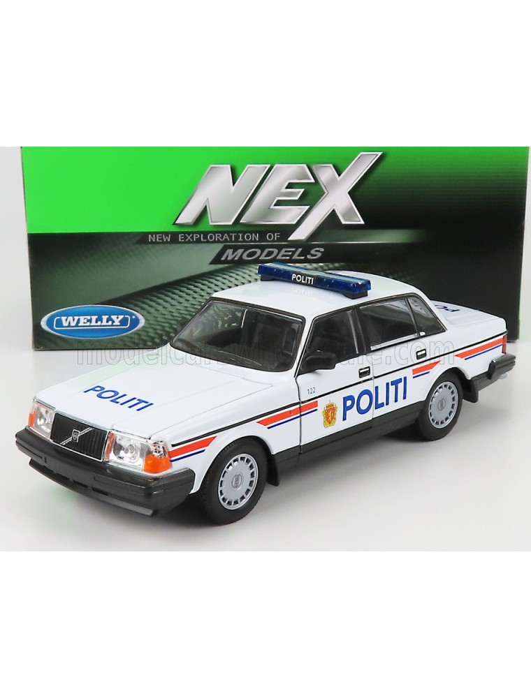 VOLVO - 240 GL POLITI NORWAY POLICE 1986 - WHITE