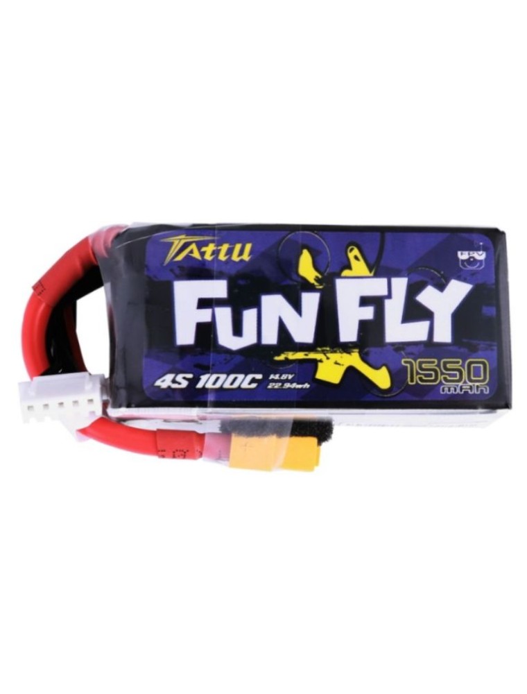 Tattu - LiPo Tattu FunFly 14,8v 1550mAh 100C 4S1P XT60