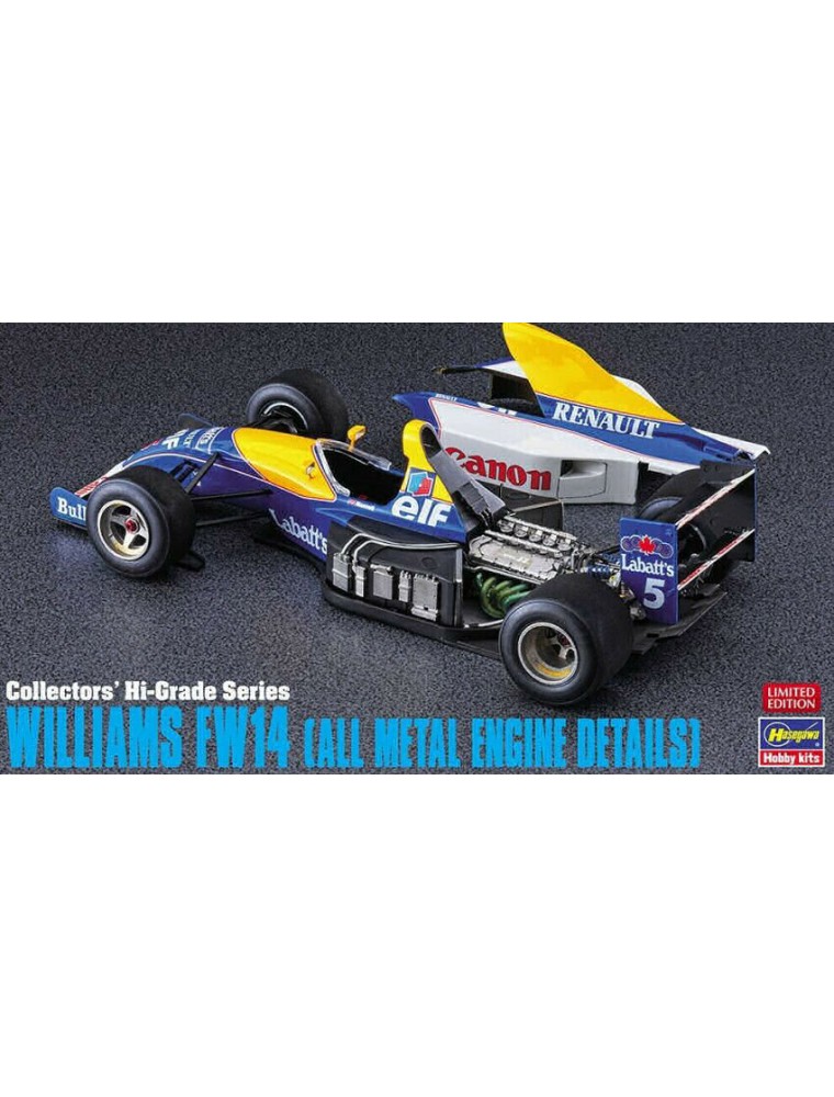 Hasegawa - WILLIAMS FW14 ALL METAL ENGINE DETAILS KIT 1:24