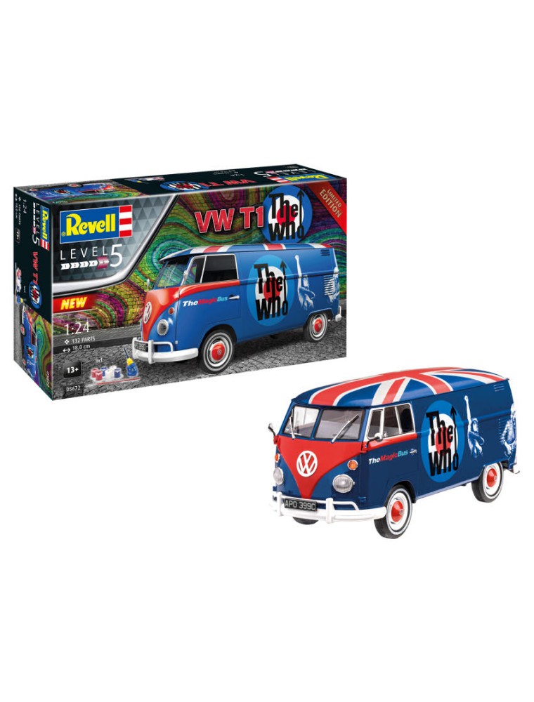 Revell - VW T1 "THE WHO" GIFT SET KIT 1:24