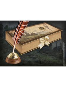 Harry Potter Replica Penna Piuma e Calamaio Hogwarts Noble Collection