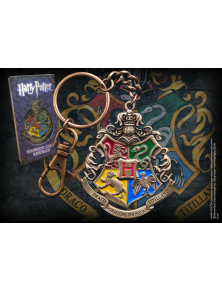 Harry Potter Portachiavi con Stemma Hogwarts Noble Collection