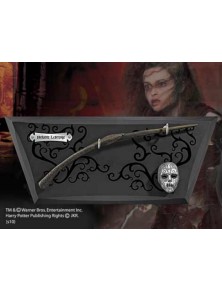 Harry Potter Bacchetta Magica Bellatrix Lestrange + Espositore Noble Collection