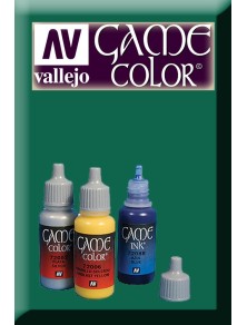 VALLEJO GAME COLOR BLACK GREEN INK 72090 COLORI VALLEJO