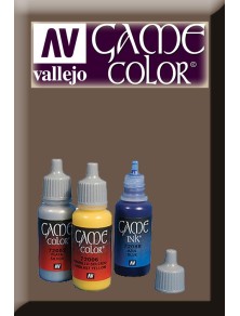 VALLEJO GAME COLOR UMBER WASH 73203 COLORI VALLEJO