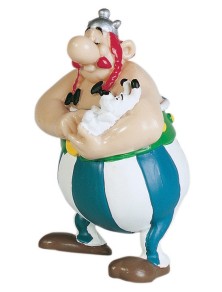 Asterix Obelix Con Idefix Figura Plastoy