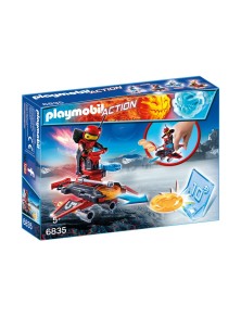 PLAYMOBIL 6835 - FIRE-ROBOT CON SPACE-JET LANCIA DISCHI