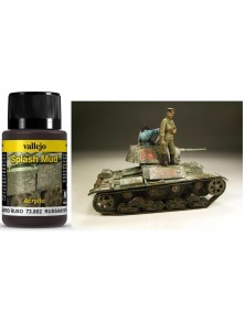 VALLEJO WEATHERING BROWN ENGINE SOOT 40ML 73802 COLORI VALLEJO