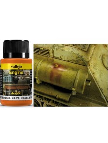 VALLEJO WEATHERING DIESEL STAINS 40ML 73816 COLORI VALLEJO