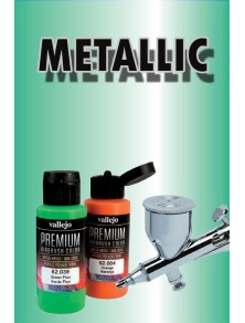 Vallejo Premium Airbrush Metallolic Green 62047 Colori VALLEJO