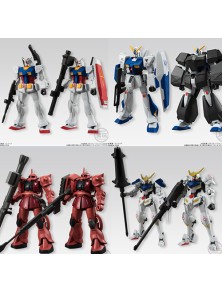 Gundam Shokugan Universal Unit Display (10) Kit Mini Figura Bandai