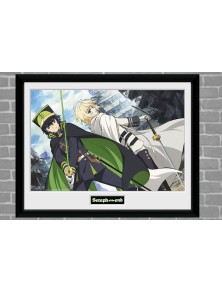 GB EYE SERAPH OF THE END SWORD PRINT STAMPA CON CORNICE