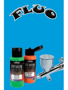 VALLEJO PREMIUM AIRBRUSH BLUE FLUO 62038 COLORI VALLEJO