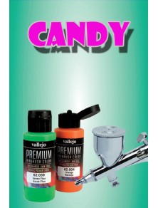 VALLEJO PREMIUM AIRBRUSH CANDY RACNG GREEN 62077 COLORI VALLEJO