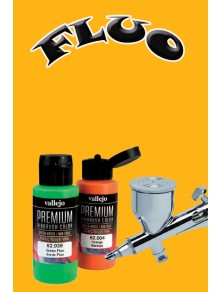 VALLEJO PREMIUM AIRBRUSH GOLD YELLOW FLUO 62032 COLORI VALLEJO