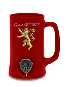 SD TOYS GAME OF T LANNISTER SPIN LOGO RED STEIN BOCCALE