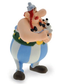 Plastoy Asterix Obelix Con Idefix Portachiavi