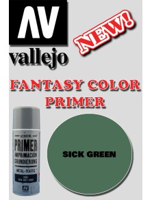 VALLEJO FANTASY COLOR PRIMER SICK GREEN 28028 COLORI VALLEJO