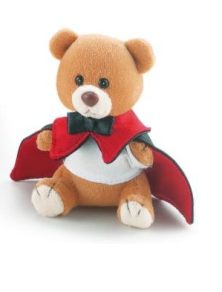 TRUDI 2942-809 - Peluche Orsetto Vampiro 9cm