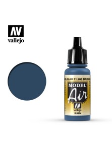 VALLEJO MODEL AIR DARK BLUE RLM24 71266 COLORI VALLEJO