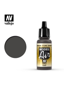 VALLEJO MODEL AIR DARK BROWN RLM61 71042 COLORI VALLEJO