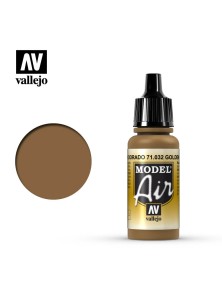 VALLEJO MODEL AIR GOLDEN BROWN 71032 COLORI VALLEJO