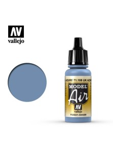 VALLEJO MODEL AIR UK AZURE BLUE 71108 COLORI VALLEJO