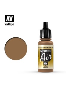 VALLEJO MODEL AIR US FLAT BROWN 71026 COLORI VALLEJO