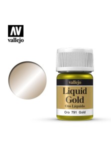 VALLEJO MODEL COLOR LIQUID GOLD ALCOHOL 70791 COLORI VALLEJO