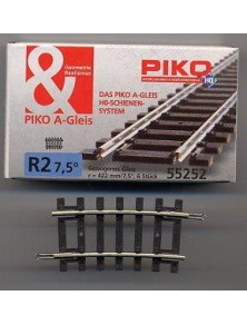 Piko 55252 Binario curvo 7,5° R2 H0 Accessori Modellismo