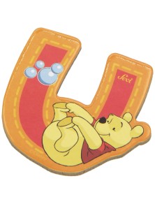 Trudi Sevi 82779 - Winnie The Pooh Letteraa U Adesiva 7 Cm