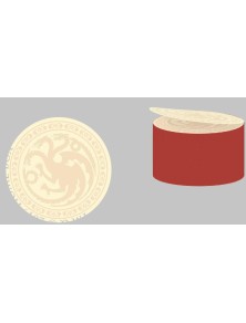 SD TOYS GOT TARGARYEN STICKY NOTE ROUNDED ACCESSORI