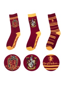 Harry Potter Cinereplicas Grifondoro Calzini 3 Pairs Set Accessori Abbigliamento