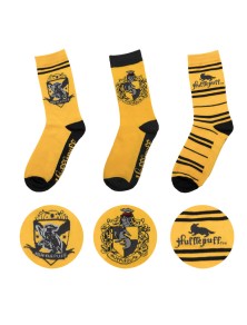 Harry Potter Cinereplicas Tassorosso Calzini 3 Pairs Set Accessori Abbigliamento